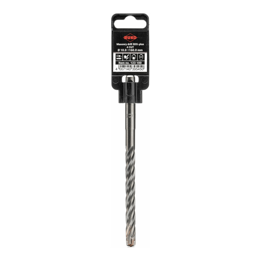 Ruko SDS-plus Hammerbohrer mit 4 Schneiden Ø 6,0 x 210 mm