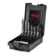 RUKO Set de tarauds combinés E/D/E HSS M3-M10 avec adaptateur