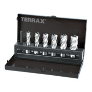 RUKO Set di punte a carotare HSS con codolo Weldon 3/4"