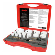 RUKO Set di seghe a tazza HSS bimetalliche Co 8 in valigetta di plastica Premium
