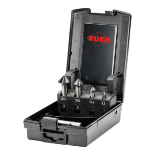 RUKO Set di svasatori Ultimatecut HSS RUnaTEC, 6,3 - 25,0mm, Rose