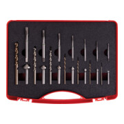 RUKO Set professionale per taglio metalli HSSE-Co 5-3