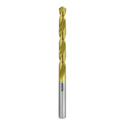 RUKO spiraalboor DIN 338 Type N HSS-G TiN