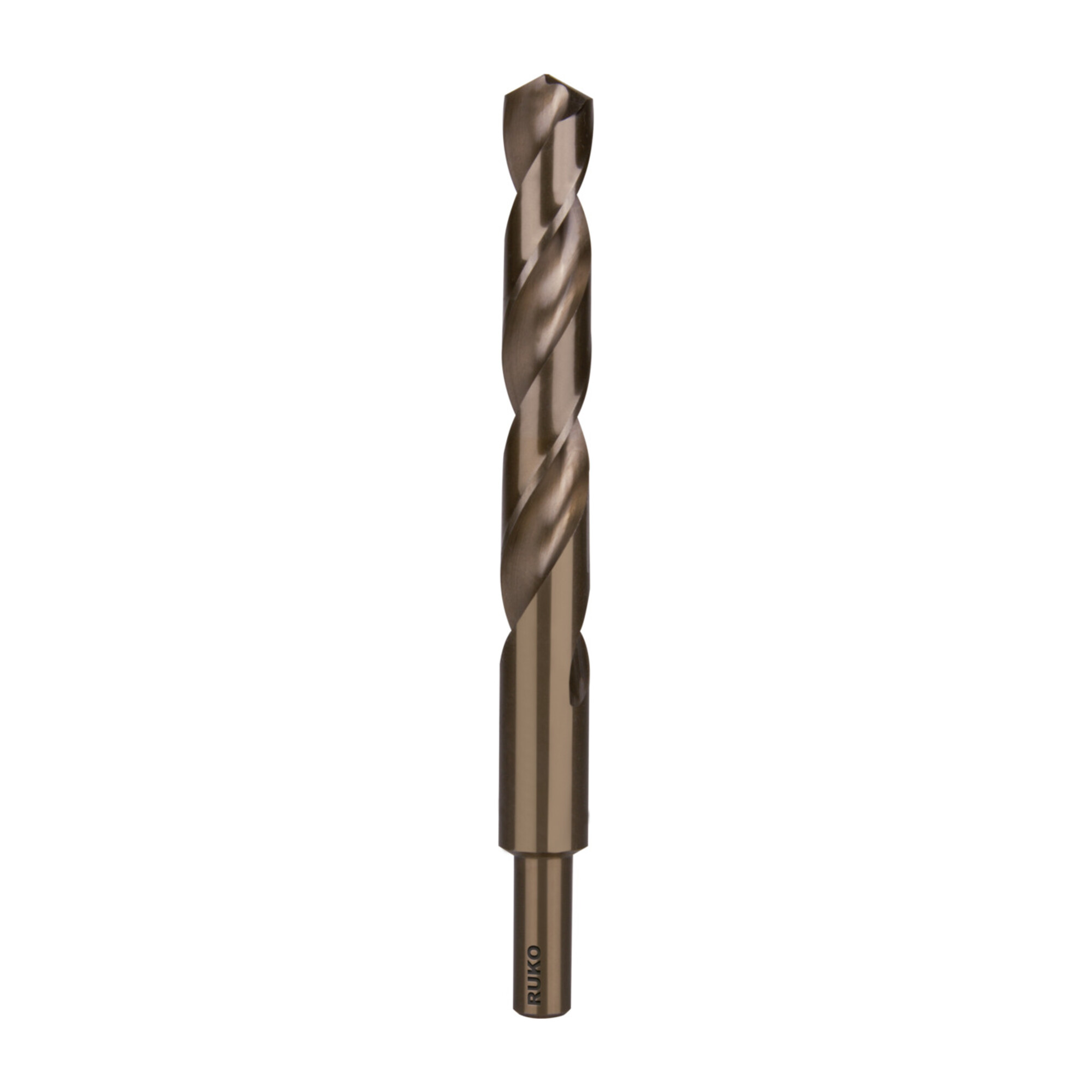 RUKO Spiralbohrer DIN 338 HSSE Co 5 Typ N mit abgesetztem Schaft Durchmesser 18,0 mm