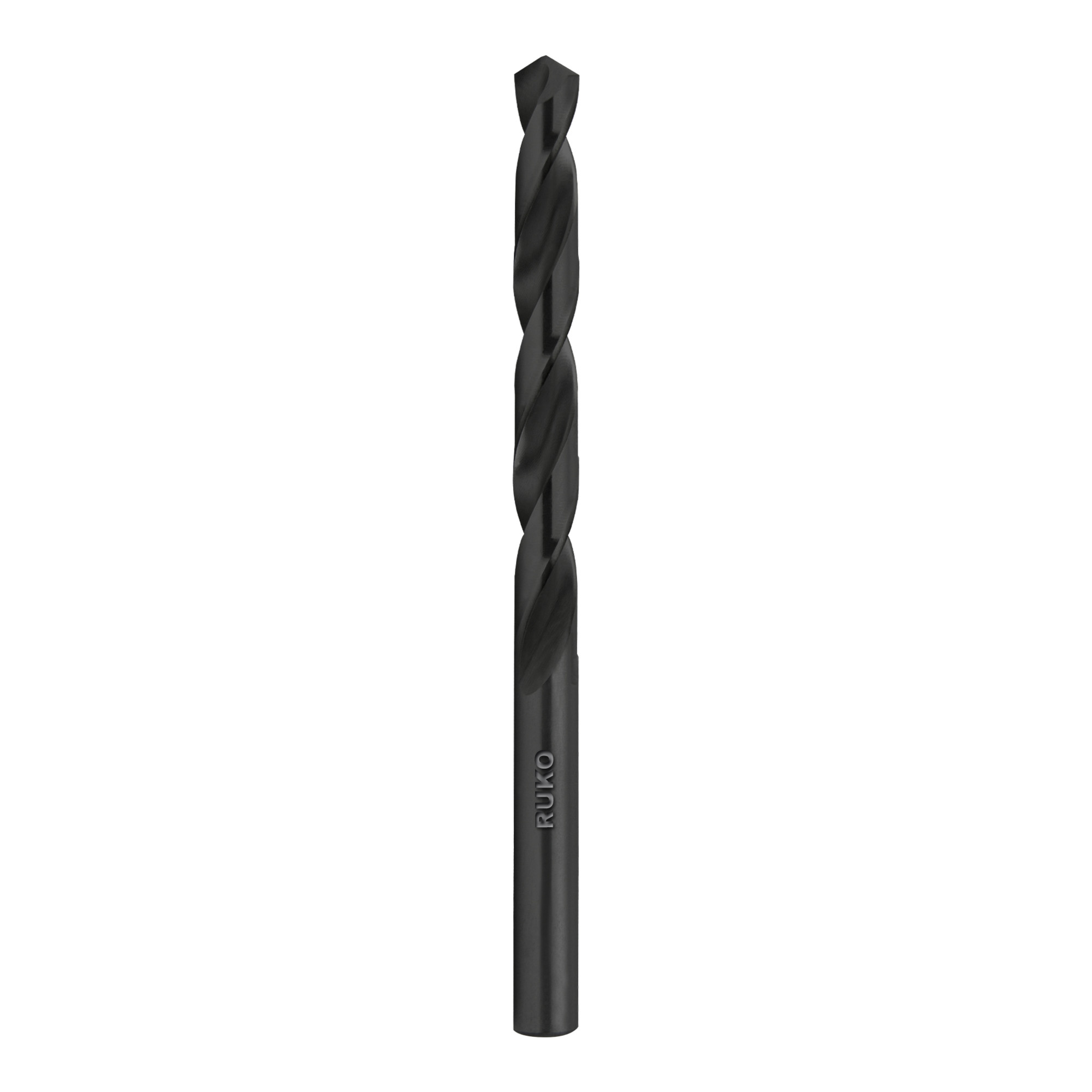 RUKO Spiralbohrer DIN 338 Typ N HSS G Ø 6,0 x 93 x 57 mm schwarzoxidiert