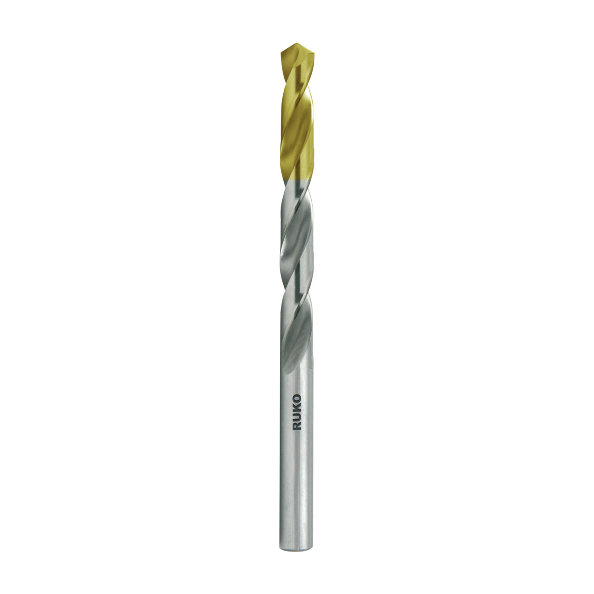RUKO Spiralbohrer DIN 338 Typ N HSS G TiN Ø 8,0 x 117 x 75 mm