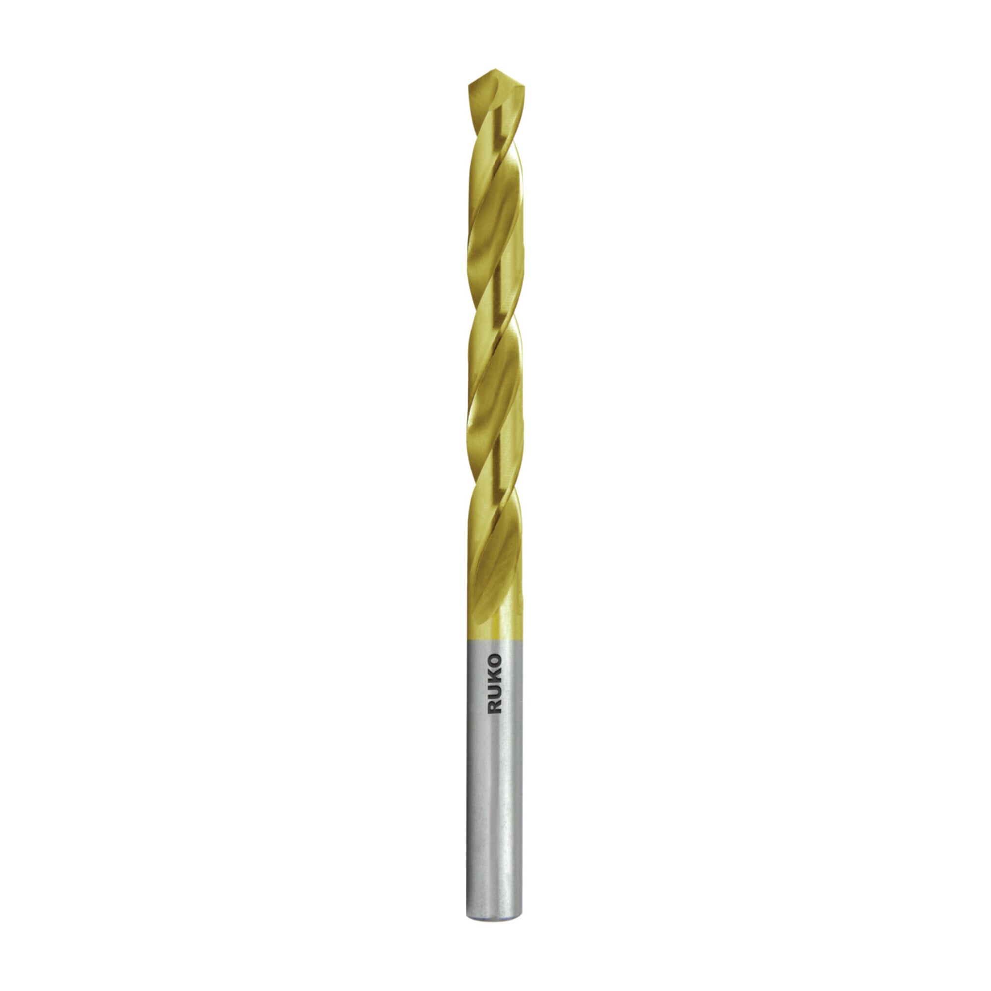 RUKO Spiralbohrer DIN 338 Typ N HSS G TiN Durchmesser 6,0 mm
