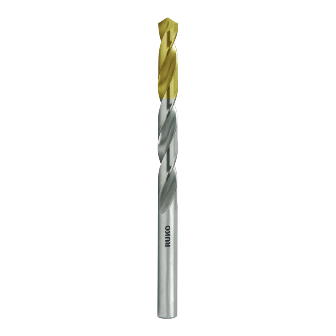 RUKO Spiralbohrer DIN 338 Typ N HSS G TiN Ø 8,0 x 117 x 75 mm