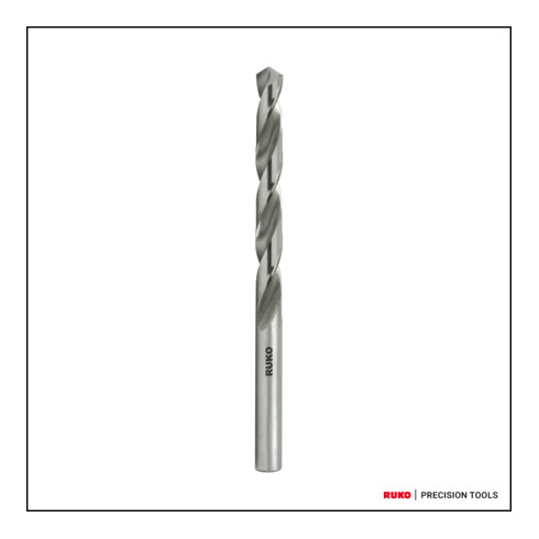 RUKO Spiralbohrer DIN 338 Typ N HSS geschliffen Ø 2,0 x 49 x 24 mm