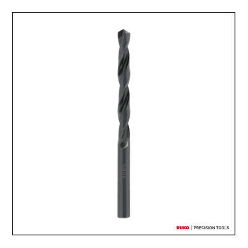 RUKO Spiralbohrer DIN 338 Typ N HSS rollgewalzt in SB-Tasche Ø 2,5 x 57 x 30 mm