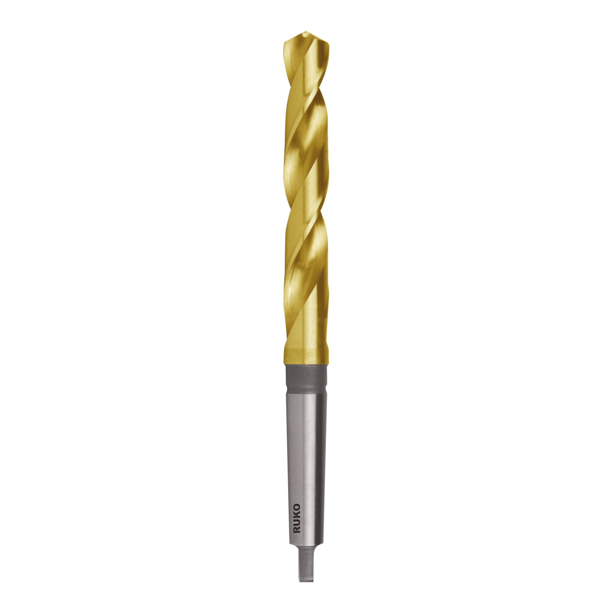 RUKO Spiralbohrer DIN 345 Typ N D 12mm Spirallänge 101mm HSS-Co5 TiN