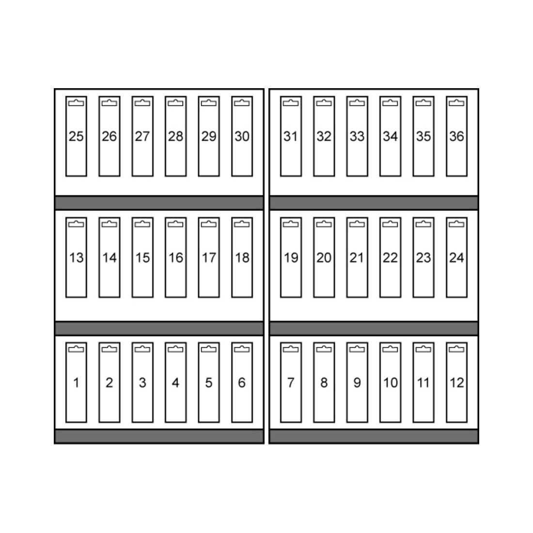 Ruko Spiralbohrer-Modul DIN 338 Typ N HSS-G mit Kreuzanschliff in SB-Tasche