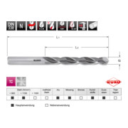 RUKO Spiralbohrersatz DIN 338 Typ N HSS-G TC in Industriekassette-3