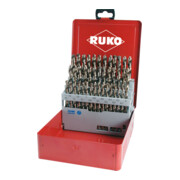 RUKO Spiralbohrersatz DIN 338 Typ VA HSSE Co 5 in Industriekassette 41-teilig-1
