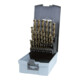 RUKO Spiralbohrersatz DIN338 Typ VA D.1-13x0,5mm HSS-Co5 25tlg.Ku.-Kassette