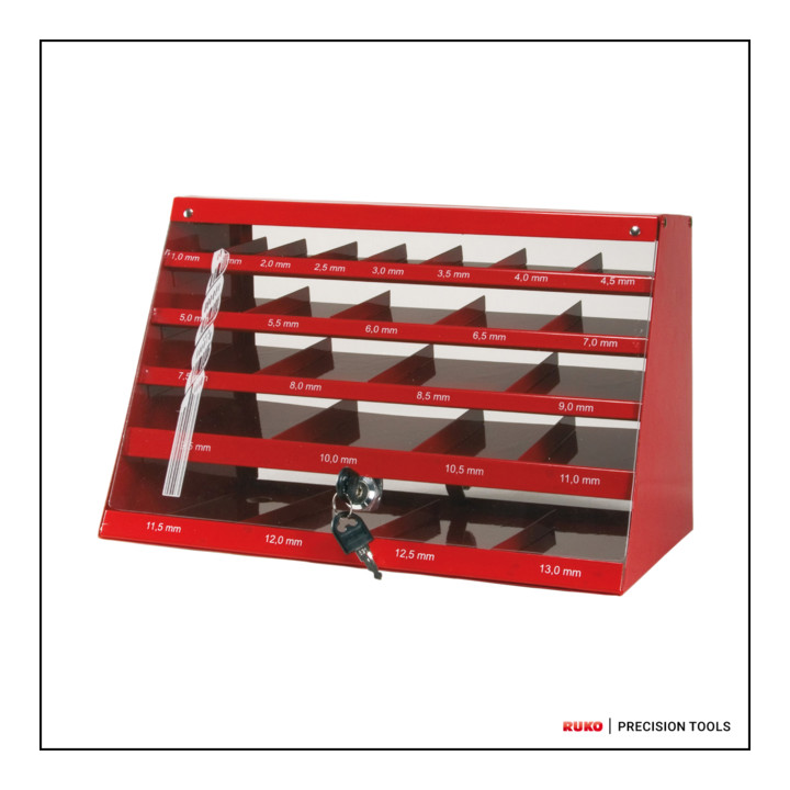 RUKO Spiralbohrerschrank DIN 338 Typ VA HSSE Co 5