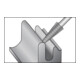 RUKO stiftfrees vorm L KEL D 12mm kop lengte 32mm schacht diameter 6mm HM Verz.Alu