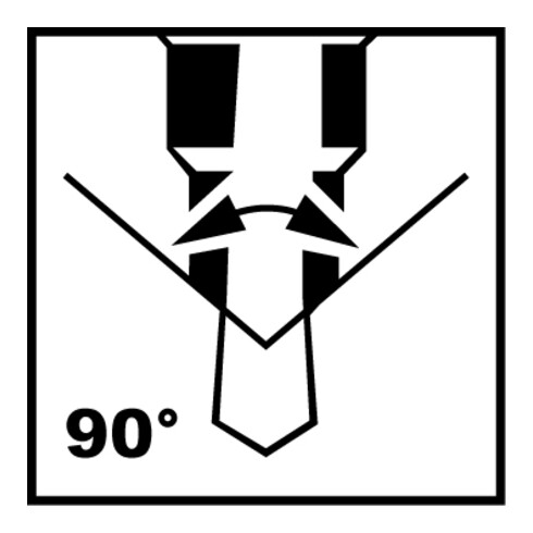 RUKO Stufenbohrer-Bit HSS-TiN, spiralgenutet mit Kreuzanschliff Größe Nr. 0/9 Bohrbereich Ø1 - Ø2 4,0 - 12,0 mm