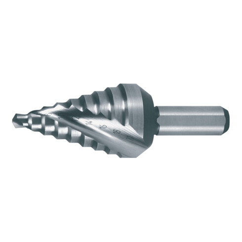 RUKO Stufenbohrer Bohrber.4-20mm HSS Spiralnut