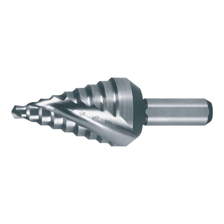 RUKO Stufenbohrer Bohrber.4-20mm HSS Spiralnut