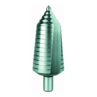 RUKO Stufenbohrer Bohrbereich 6-40mm HSS Spiralnut Stufen 16