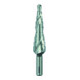 RUKO Stufenbohrer HSS, geschliffen, spiralgenutet mit Kreuzanschliff Durchmesser 4,0 - 12,0 mm