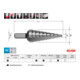 RUKO Stufenbohrer-Satz HSS, geschliffen in Kunststofkassette (ABS) Oberfläche blank-4