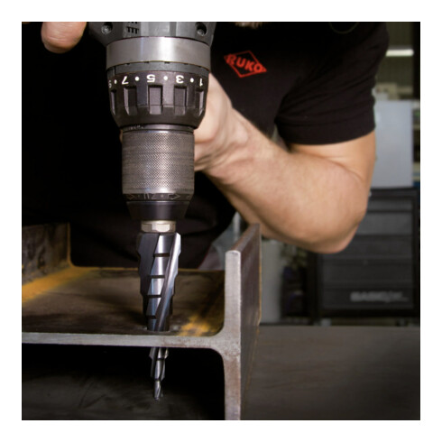 RUKO Stufenbohrer UltimateCut 6-20mm HSS Runatec Schnittiefe 10mm