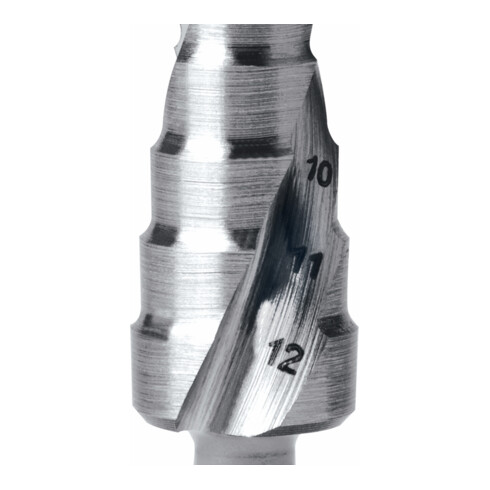 Ruko ULTIMATECUT Stufenbohrer HSS mit FLOWSTEP® Spitze Gr. 0/9