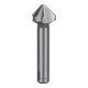 RUKO Svasatore conico e sbavatore DIN335-D 90° HSS-Co5, 3 taglienti-1