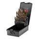 Ruko UC Spibosatz FLOWSTEP TIP DIN338 HSSCo 25-tlg in Rosebox