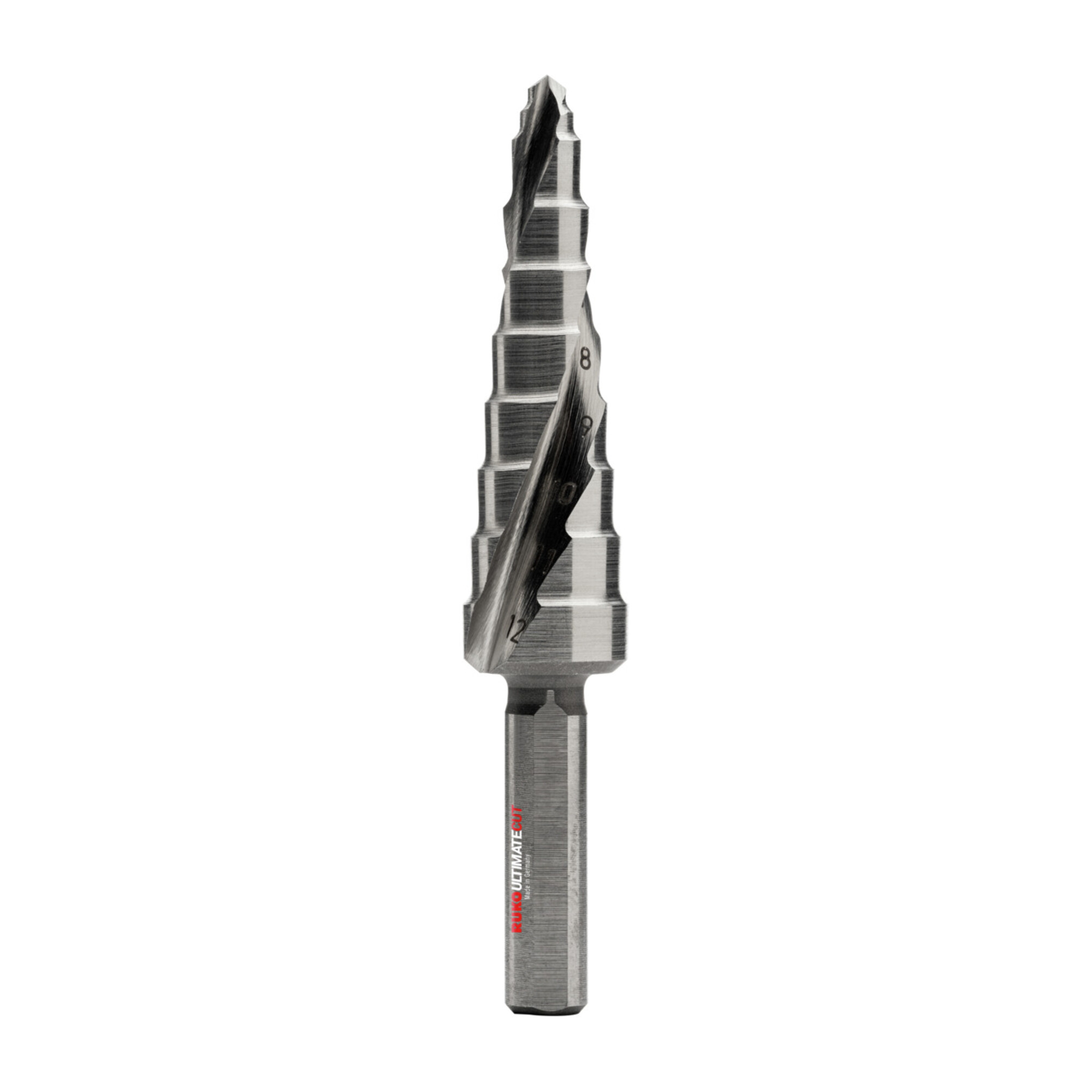 Ruko ULTIMATECUT Stufenbohrer HSS mit FLOWSTEP Spitze Gr. 0/9