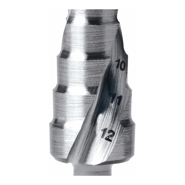 Ruko ULTIMATECUT Stufenbohrer HSS mit FLOWSTEP® Spitze Gr. 0/9