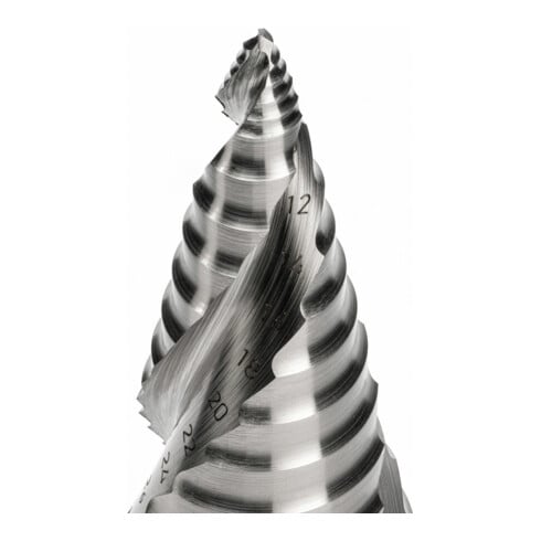 Ruko ULTIMATECUT Stufenbohrer HSS mit FLOWSTEP® Spitze Gr. 2
