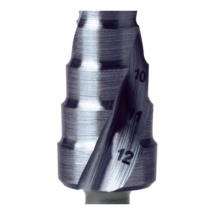 Ruko ULTIMATECUT Stufenbohrer HSS  RUnaTEC mit FLOWSTEP® Spitze Gr. 0/9