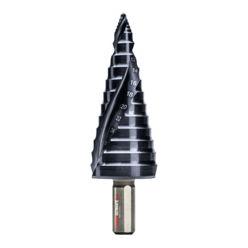 Ruko ULTIMATECUT Stufenbohrer HSS RUnaTEC mit FLOWSTEP® Spitze Gr. 2