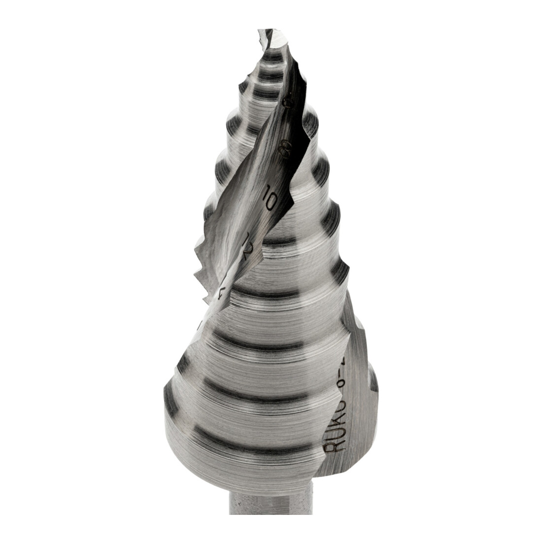 Ruko ULTIMATECUT Stufenbohrer HSSE-Co 5 mit FLOWSTEP® Spitze Gr. 1