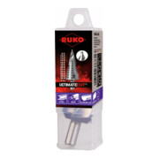 Ruko ULTIMATECUT Stufenbohrer HSSE-Co 5 mit FLOWSTEP® Spitze Gr. 1-4