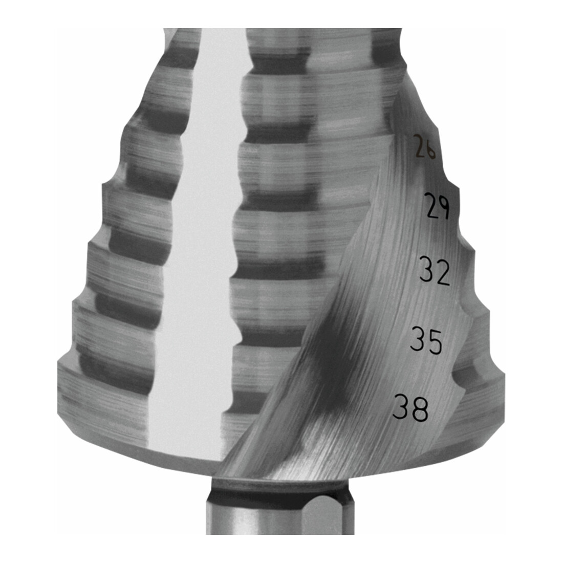 Ruko ULTIMATECUT Stufenbohrer HSSE-Co 5 mit FLOWSTEP® Spitze Gr. 3