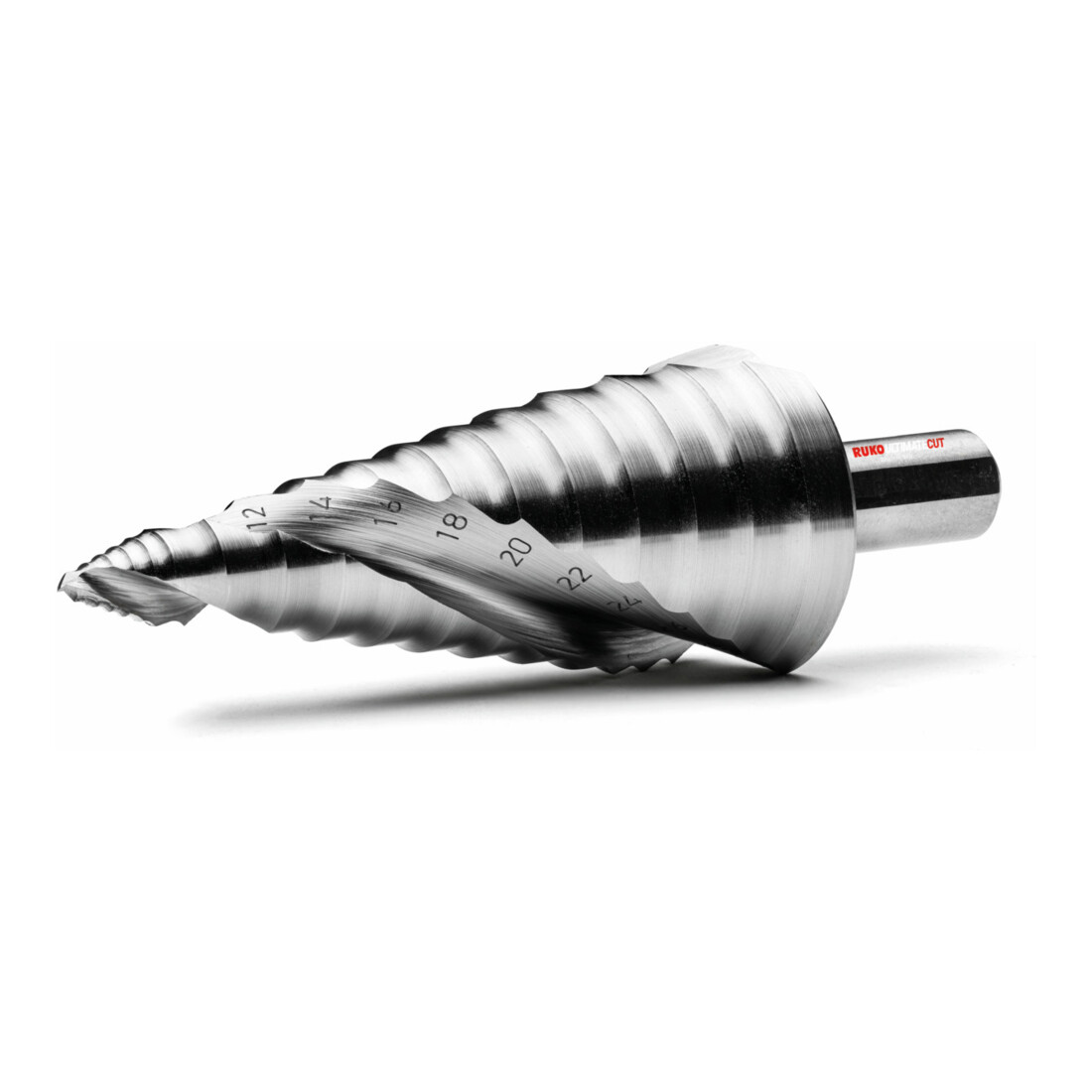 Ruko ULTIMATECUT Stufenbohrer HSSE-Co 5 mit FLOWSTEP® Spitze Gr. 3