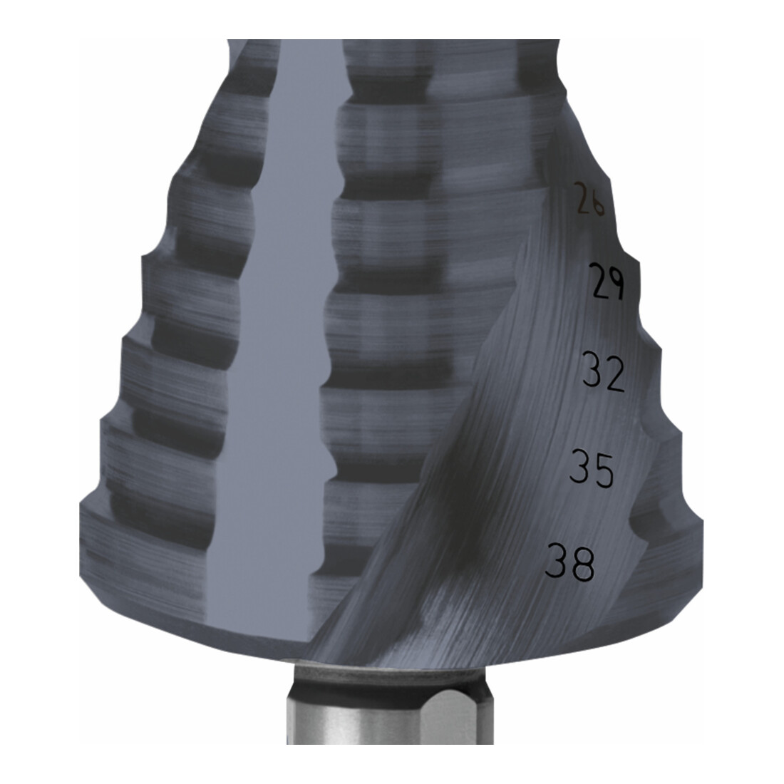 Ruko ULTIMATECUT Stufenbohrer HSSE-Co 5 RUnaTEC mit FLOWSTEP® Spitze Gr. 3