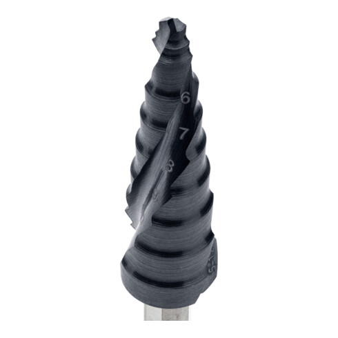 Ruko ULTIMATECUT Stufenbohrer HSS  RUnaTEC mit FLOWSTEP® Spitze Gr. 0/9