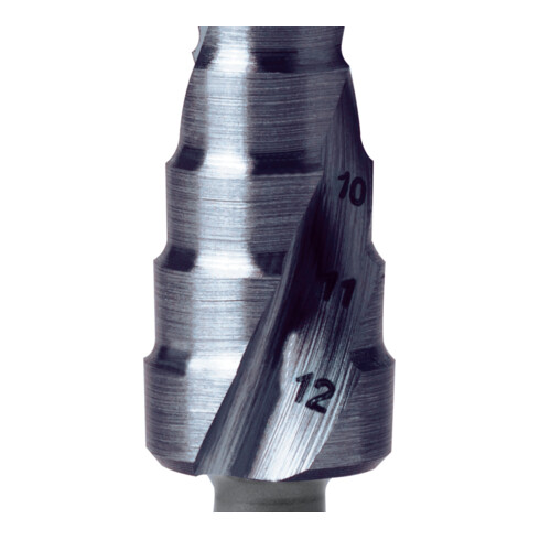 Ruko ULTIMATECUT Stufenbohrer HSS  RUnaTEC mit FLOWSTEP® Spitze Gr. 0/9