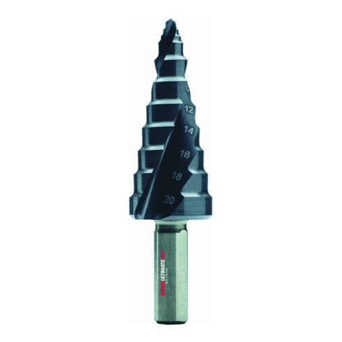 Ruko ULTIMATECUT Stufenbohrer mit FLOWSTEP Spitze, HSS Gr.1