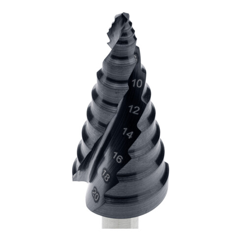 Ruko ULTIMATECUT Stufenbohrer HSS RUnaTEC mit FLOWSTEP® Spitze Gr. 1