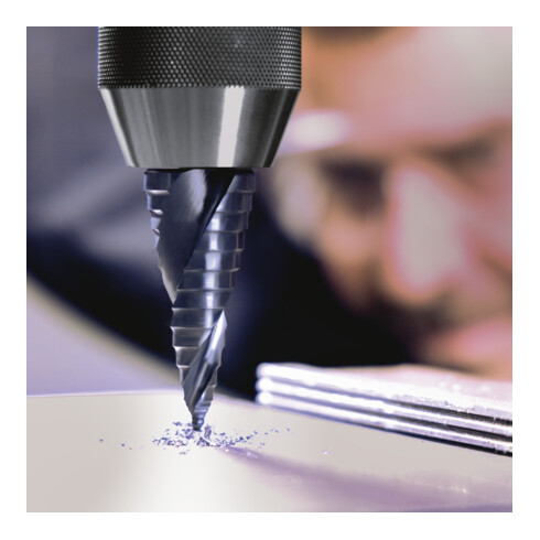 Ruko ULTIMATECUT Stufenbohrer HSS RUnaTEC mit FLOWSTEP® Spitze Gr. 2