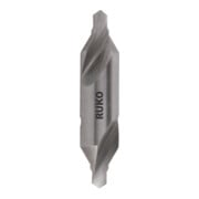 RUKO Zentrierbohrer DIN 333 HSS Form A mit Verstärkungswulst Ø 5,0 x 63,0 x 12,5 mm