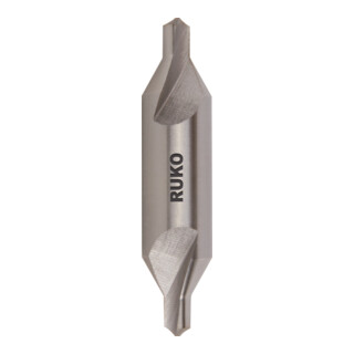 RUKO Zentrierbohrer DIN 333 HSS Form R Ø 2,5 x 45,0 x 6,3 mm