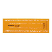 RUMOLD Schriftschablone 89200 Fineliner Schrifthöhe 3,5/5mm or-1