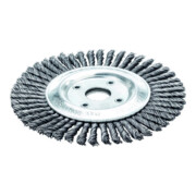 Rundbürste D.115mm Bohr.Drahtstärke 0,5mm STA 6mm 15000min-¹ LESSMANN